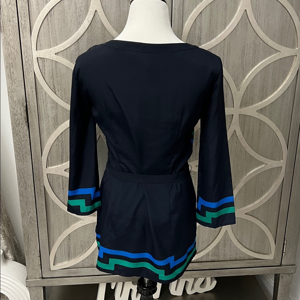 Cache Geometric Patterned Tunic With Belt - image 3